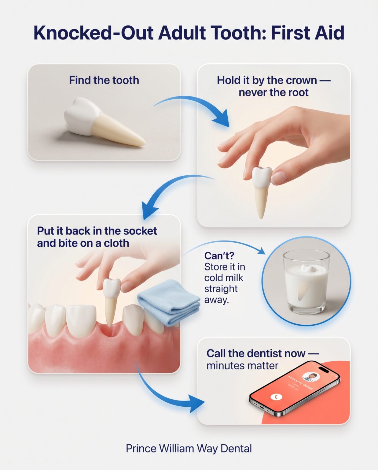 Knocked-Out or Broken Tooth: Quick First Aid | Prince William Way Dental
